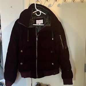 BCBGeneration Deep Burgundy Bomber Jacket
